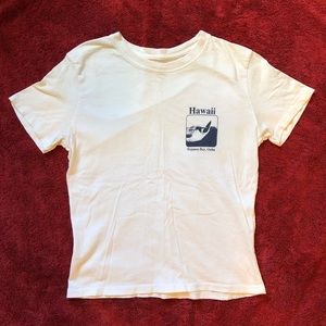 White HAWAII Brandy Melville Tee